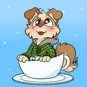Staples teacup pup commish! Staples teacup pup commish!